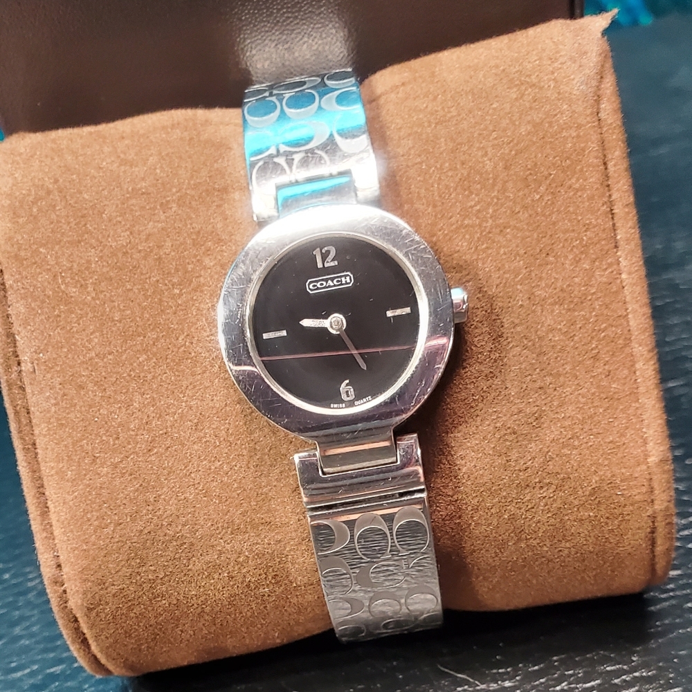 Silver coach watch